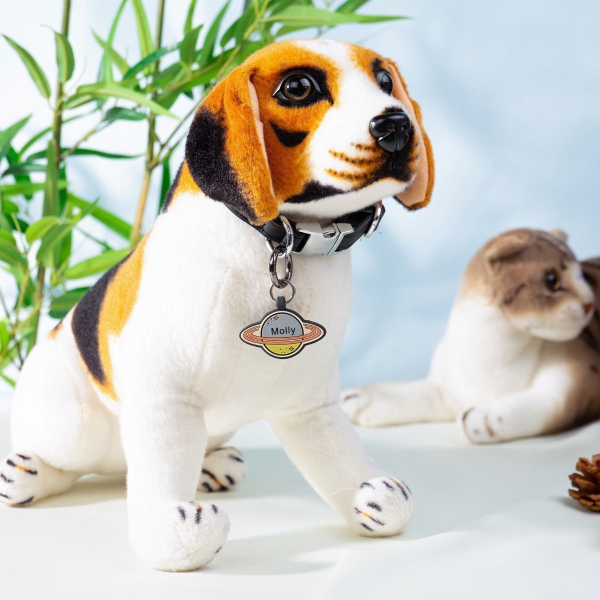 Silicone Saturn Planet Pet ID Tag - Dog Tag Personalisr Au