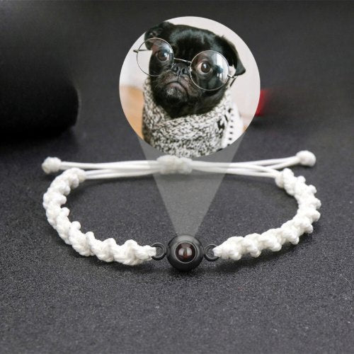 Spiral Rope Photo Projection Braceletsphoto bracelet