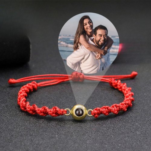 Spiral Rope Photo Projection Braceletsphoto bracelet