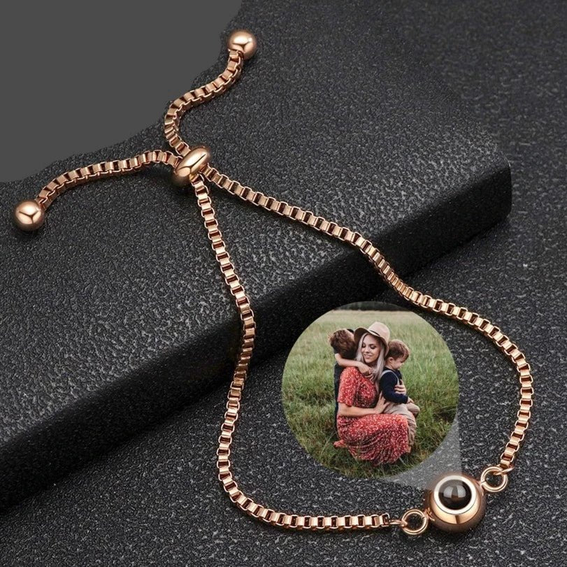 Stainless Steel Chain Photo Projection Braceletsphoto bracelets