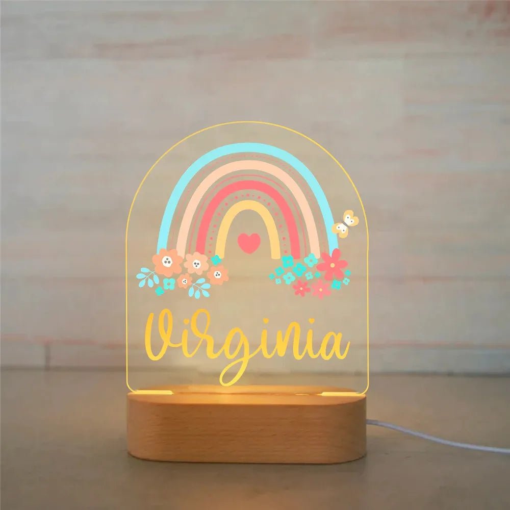 Unicorn Night Lights Personalised with Namecustom night light