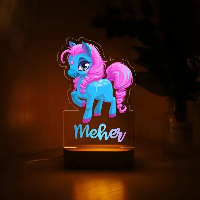 Unicorn Night Lights Personalised with Name - custom night light Personalisr Au