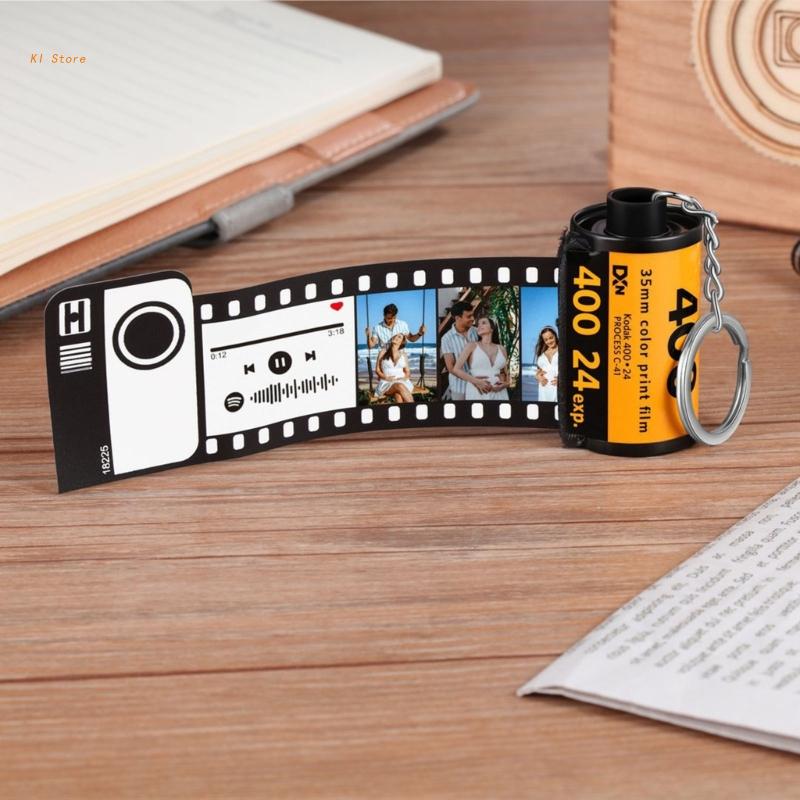 Vintage Film Roll Photo Album Keyring - Key Chains Personalisr Au