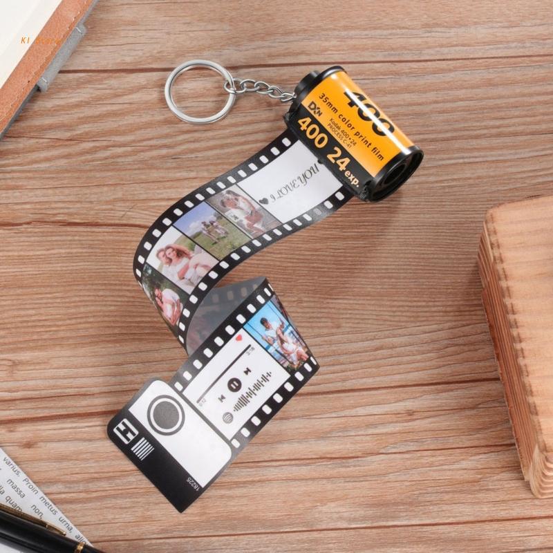 Vintage Film Roll Photo Album KeyringKey Chains