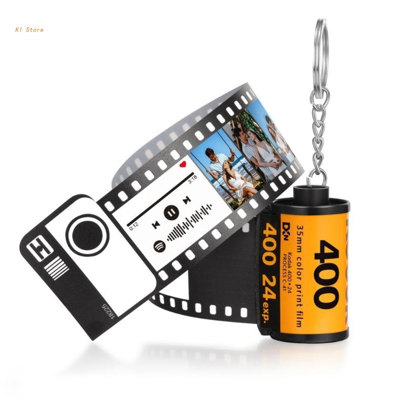 Vintage Film Roll Photo Album Keyring - Key Chains Personalisr Au