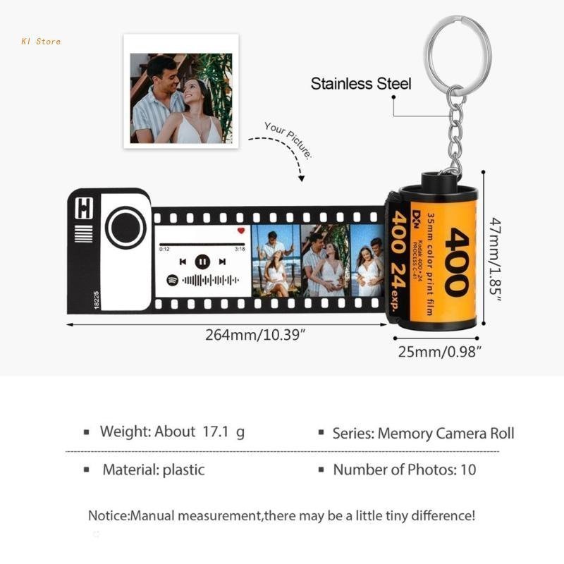 Vintage Film Roll Photo Album Keyring - Key Chains Personalisr Au