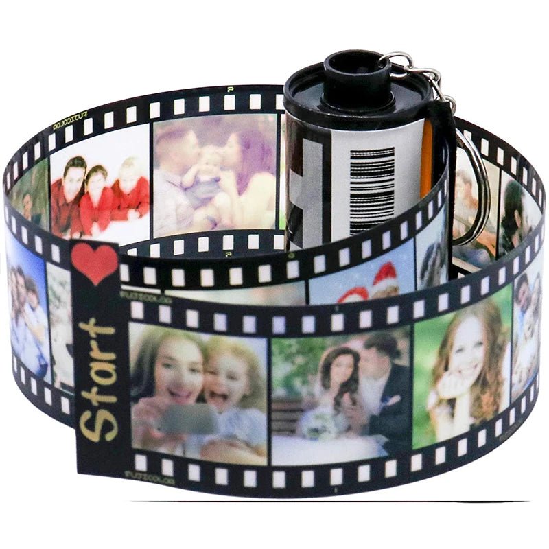 Vintage Film Roll Photo Album Keyring - Key Chains Personalisr Au