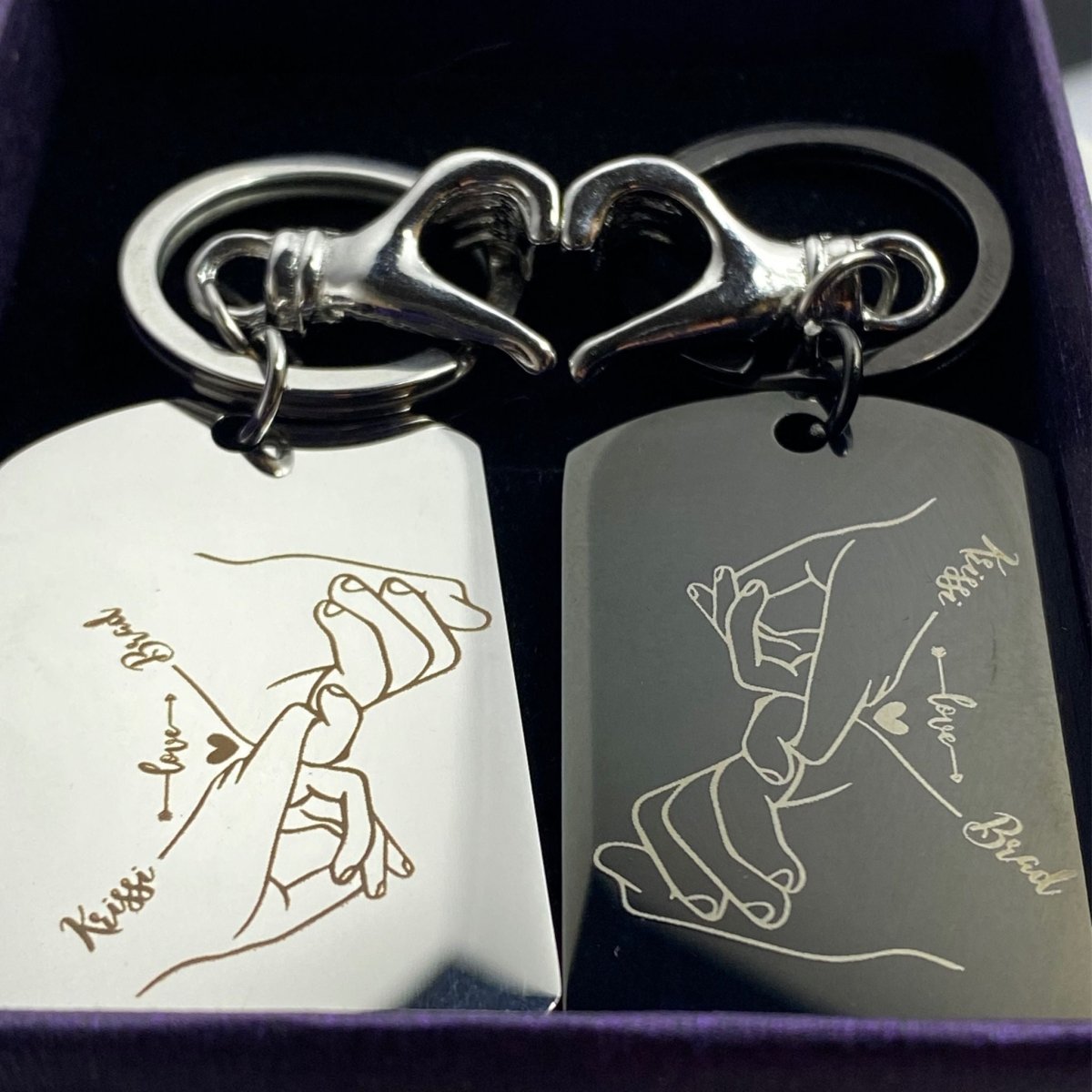 Couples Keyrings - Personalisr Au