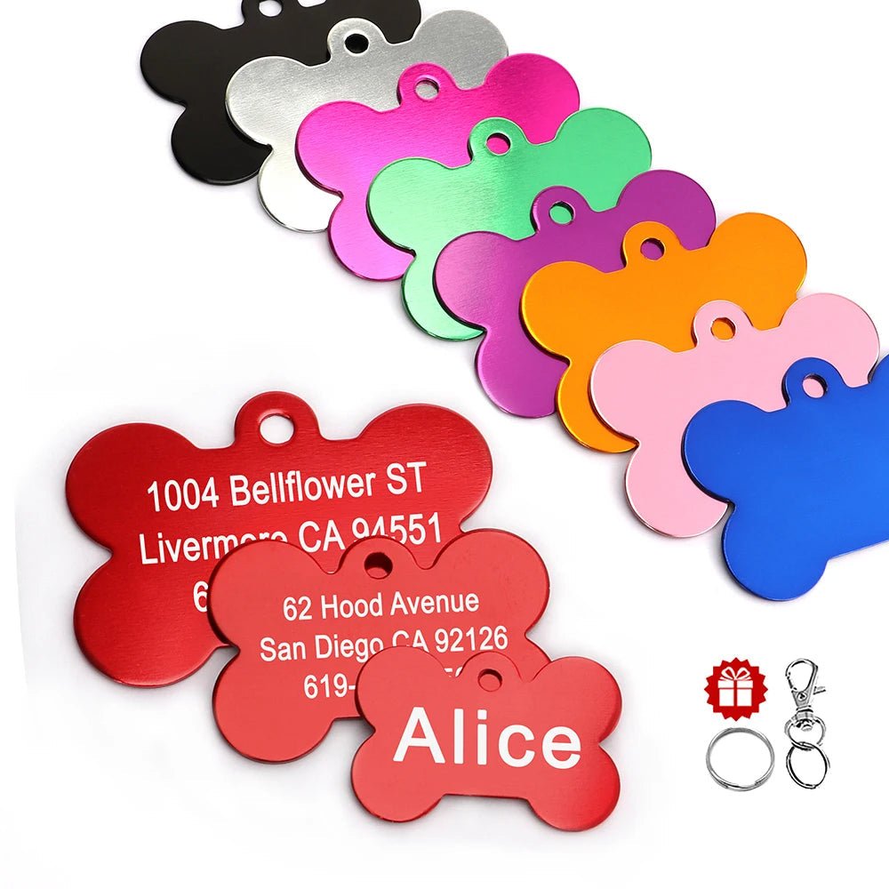 Engraved Aluminium Pet ID Tags - Premium Quality - Personalisr Au