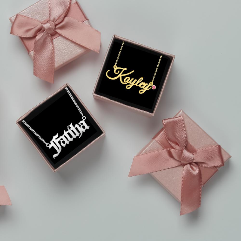Name Plate Necklaces - Personalisr Au
