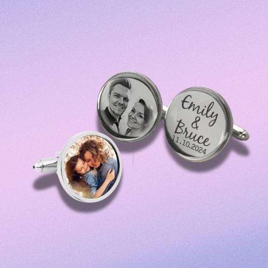 Custom Photo Cufflinks Australia