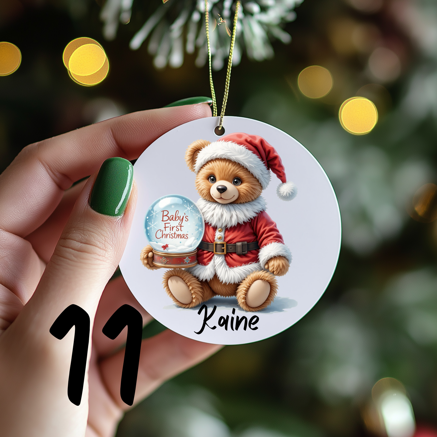 First Christmas Ornaments Personalised
