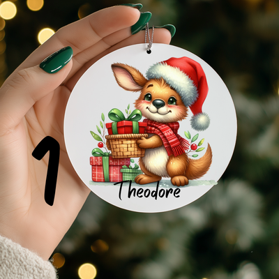 Australian Christmas Ornaments with Custom Photo