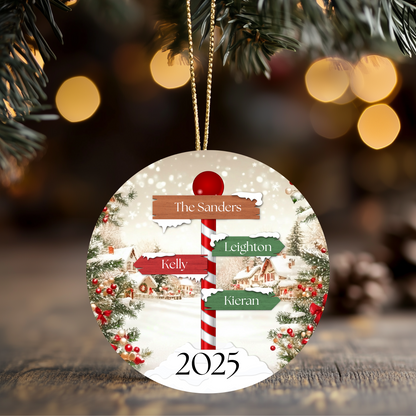 Personalised Christmas Ornaments for Family
