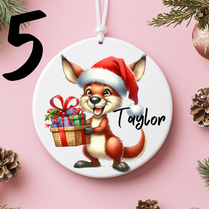 Australian Christmas Ornaments with Custom Photo