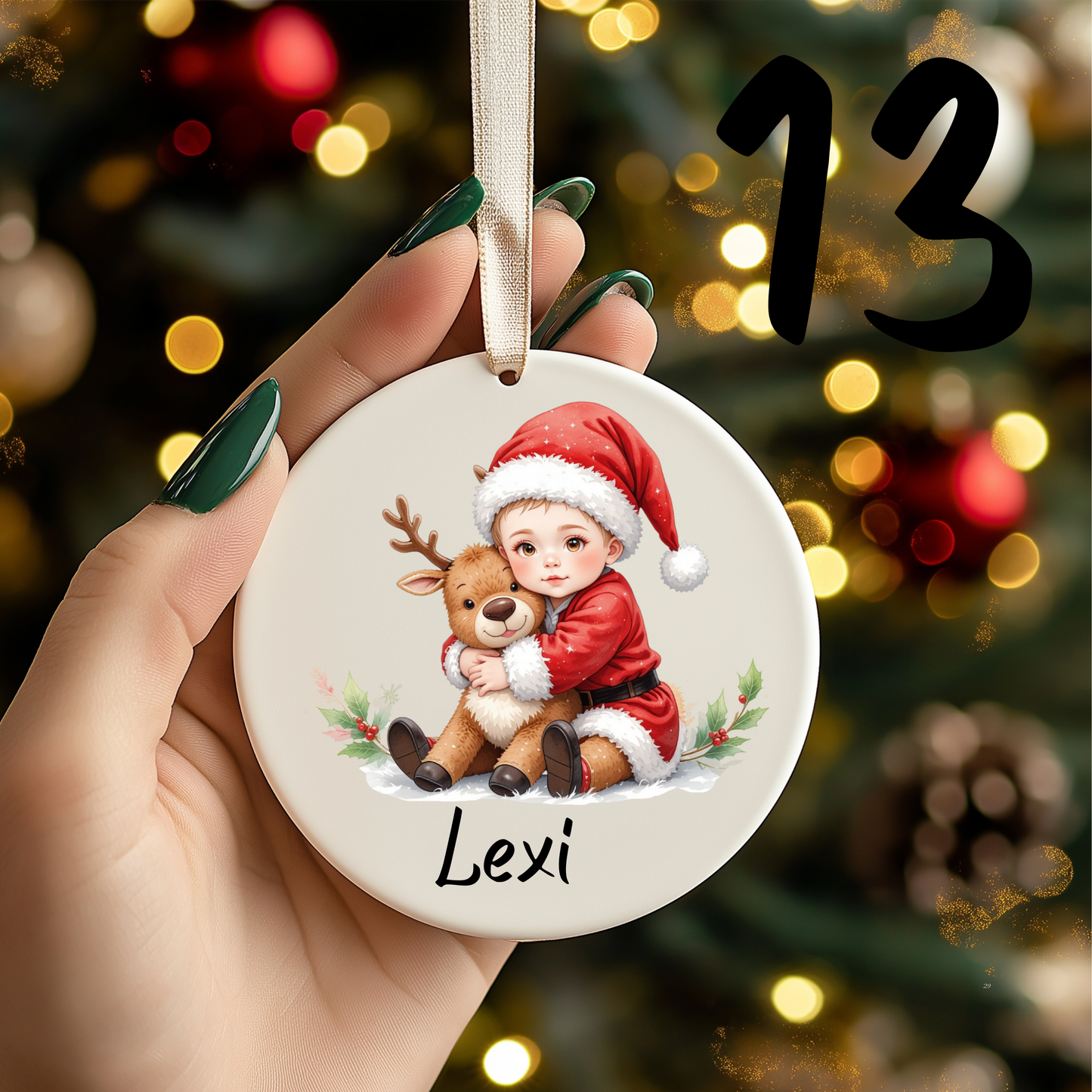 Australian Christmas Ornaments with Custom Photo