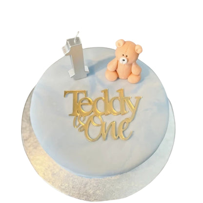 Personalised Name & Age Birthday Cake Topper