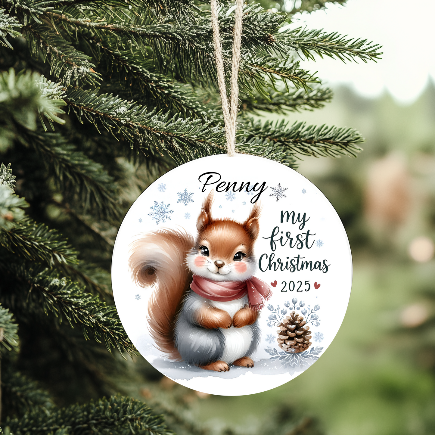 First Christmas Ornament Custom Photo