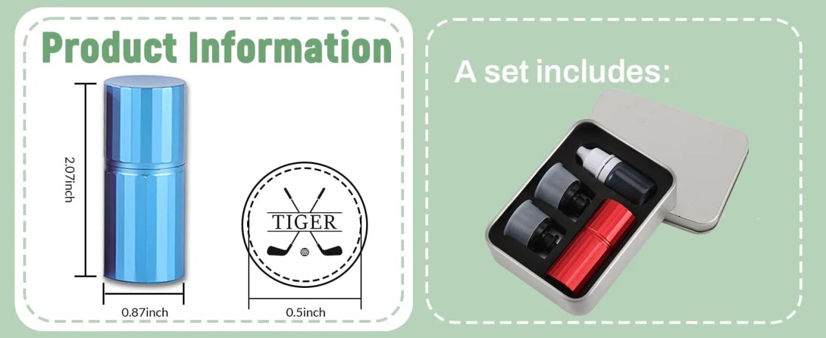 3 - in - 1 Personalised Golf Ball Stamp KitGolf Accessories