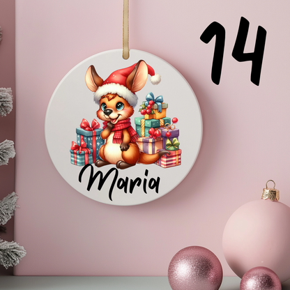 Australian Christmas Ornaments with Custom Photo
