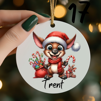 Australian Christmas Ornaments with Custom Photo