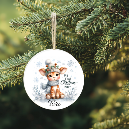 First Christmas Ornament Custom Photo