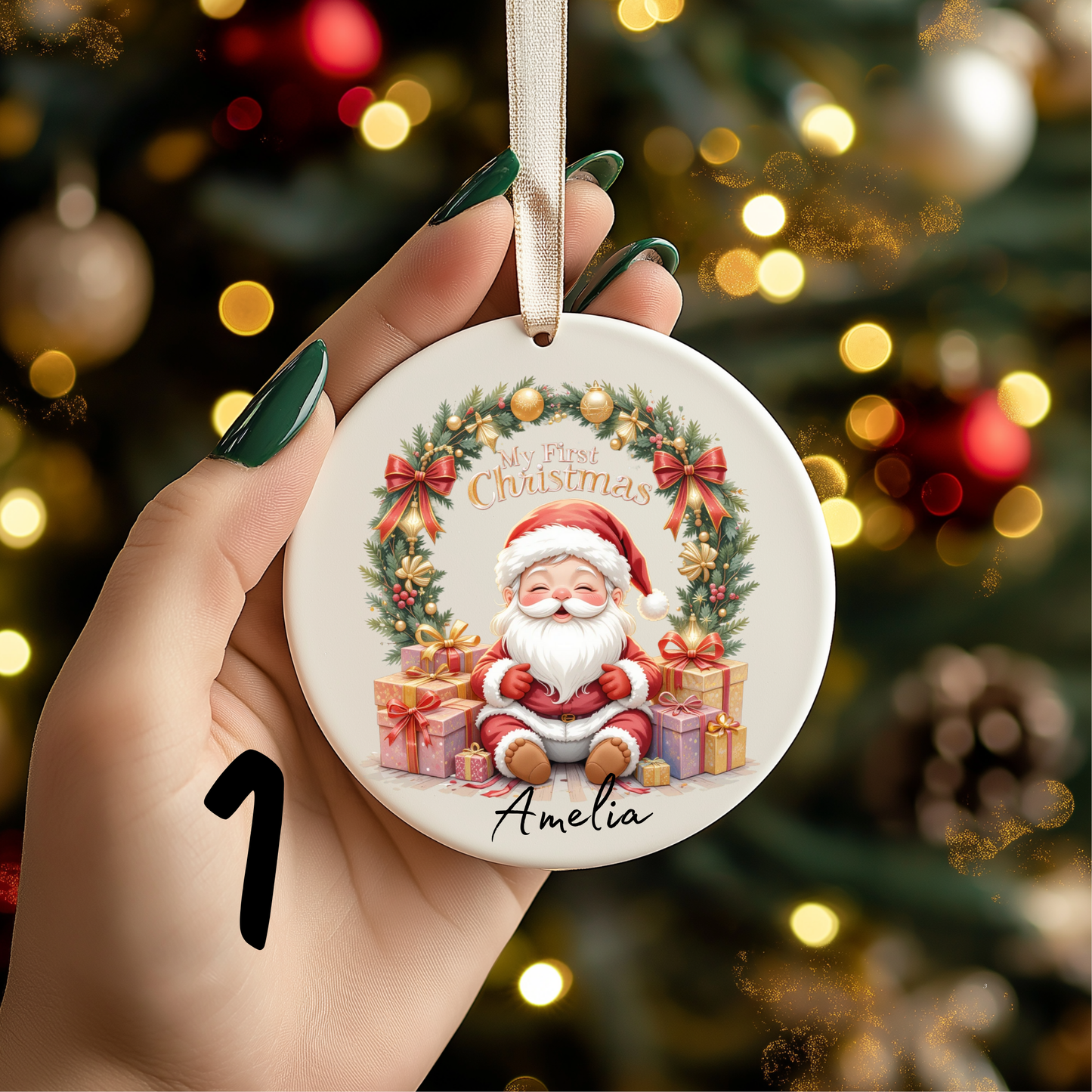 First Christmas Ornaments Personalised