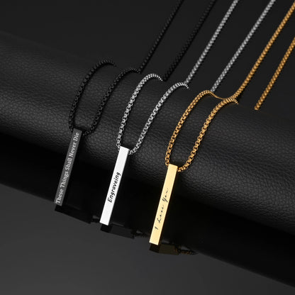 Personalised Bar Necklace