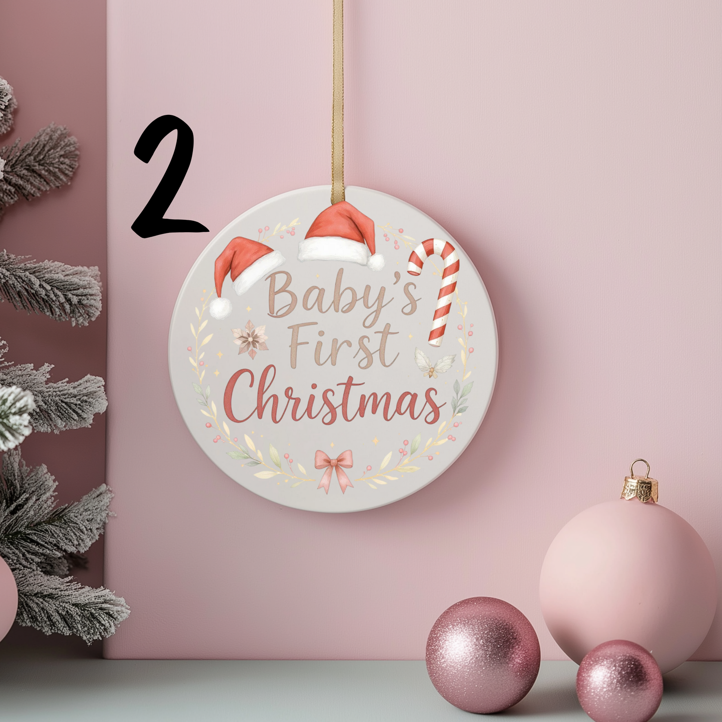 First Christmas Ornaments Personalised