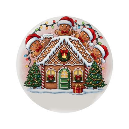 Gingerbread Family Personalised Christmas Ornaments