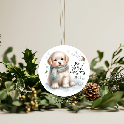 First Christmas Ornament Custom Photo