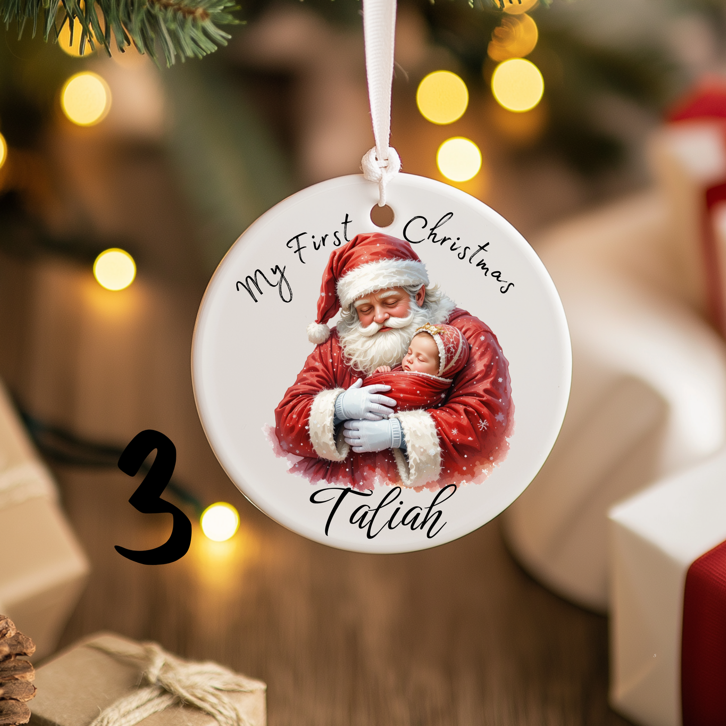 First Christmas Ornaments Personalised