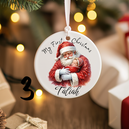 First Christmas Ornaments Personalised