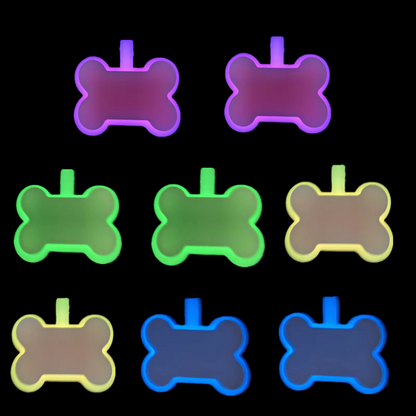 Glow Pet ID Name Tags