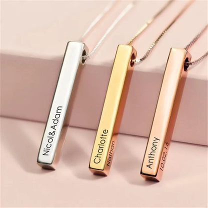 Personalised Bar Necklace