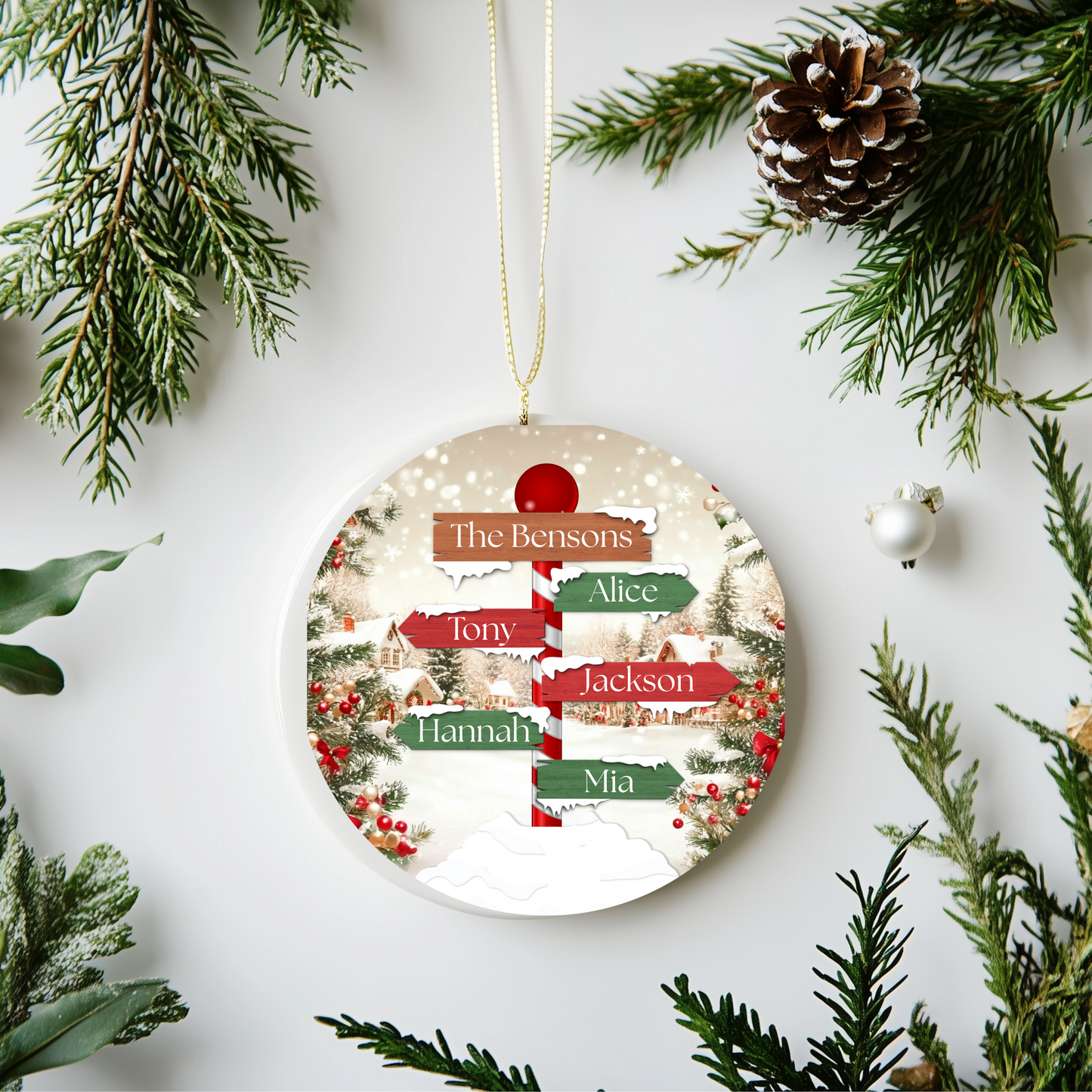 Personalised Christmas Ornaments for Family