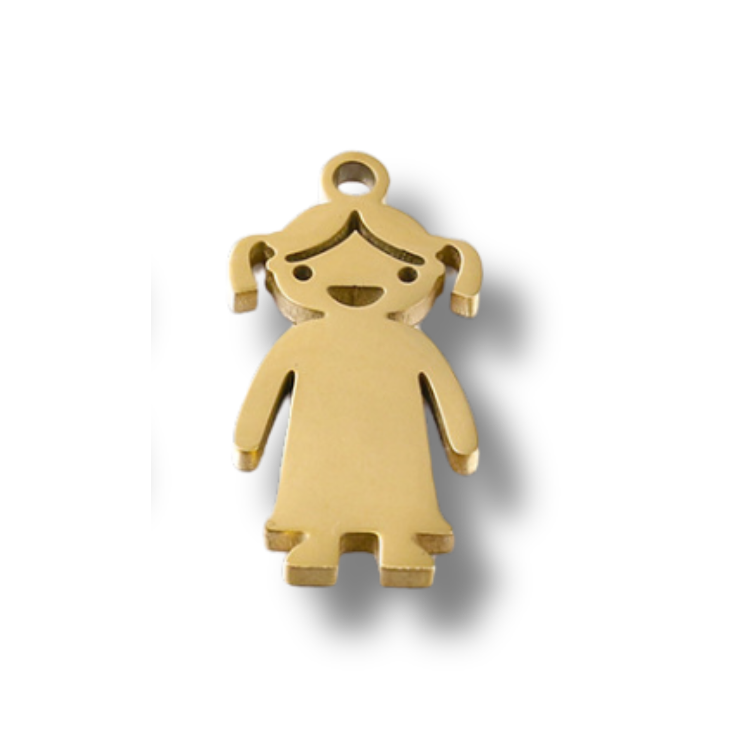 Engraved Girl Charm – Engraved Stainless Steel Charm