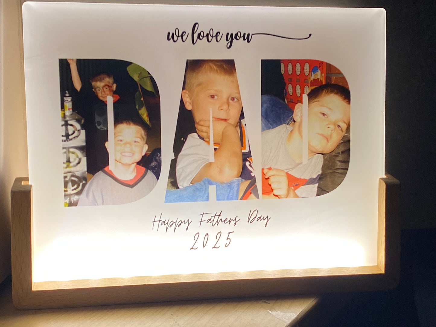 Custom Photo Dad Nightlight
