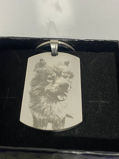 Personalised Engraved Photo Keychain Australia