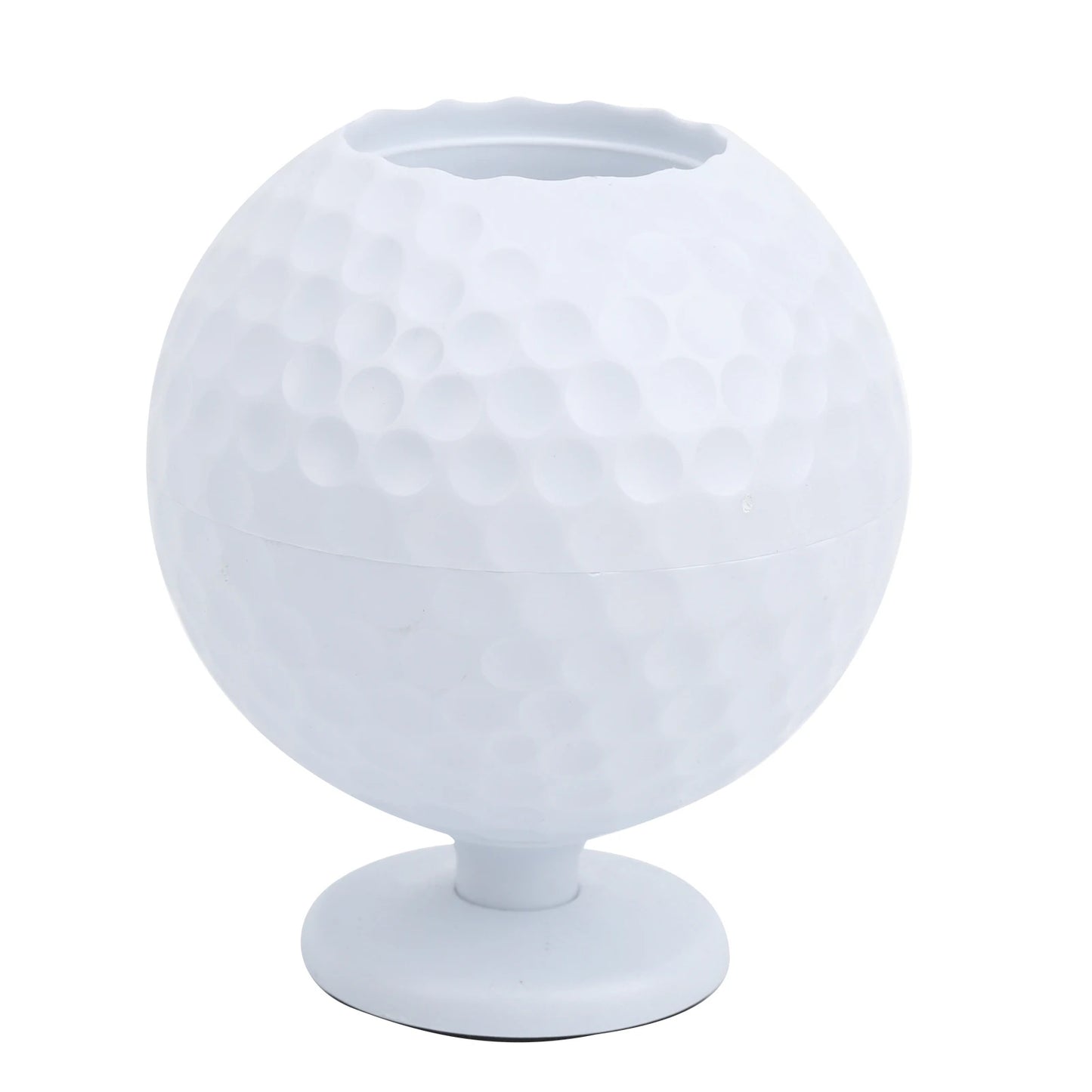 Engraved Desk Top Golf Ball and Club Pen Holder