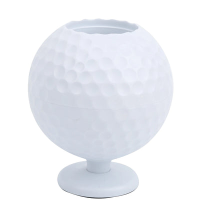 Engraved Desk Top Golf Ball and Club Pen Holder