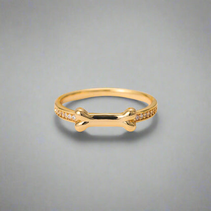 gold bone ring