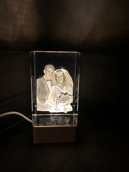 Personalised Crystal Photo Blocks Australia