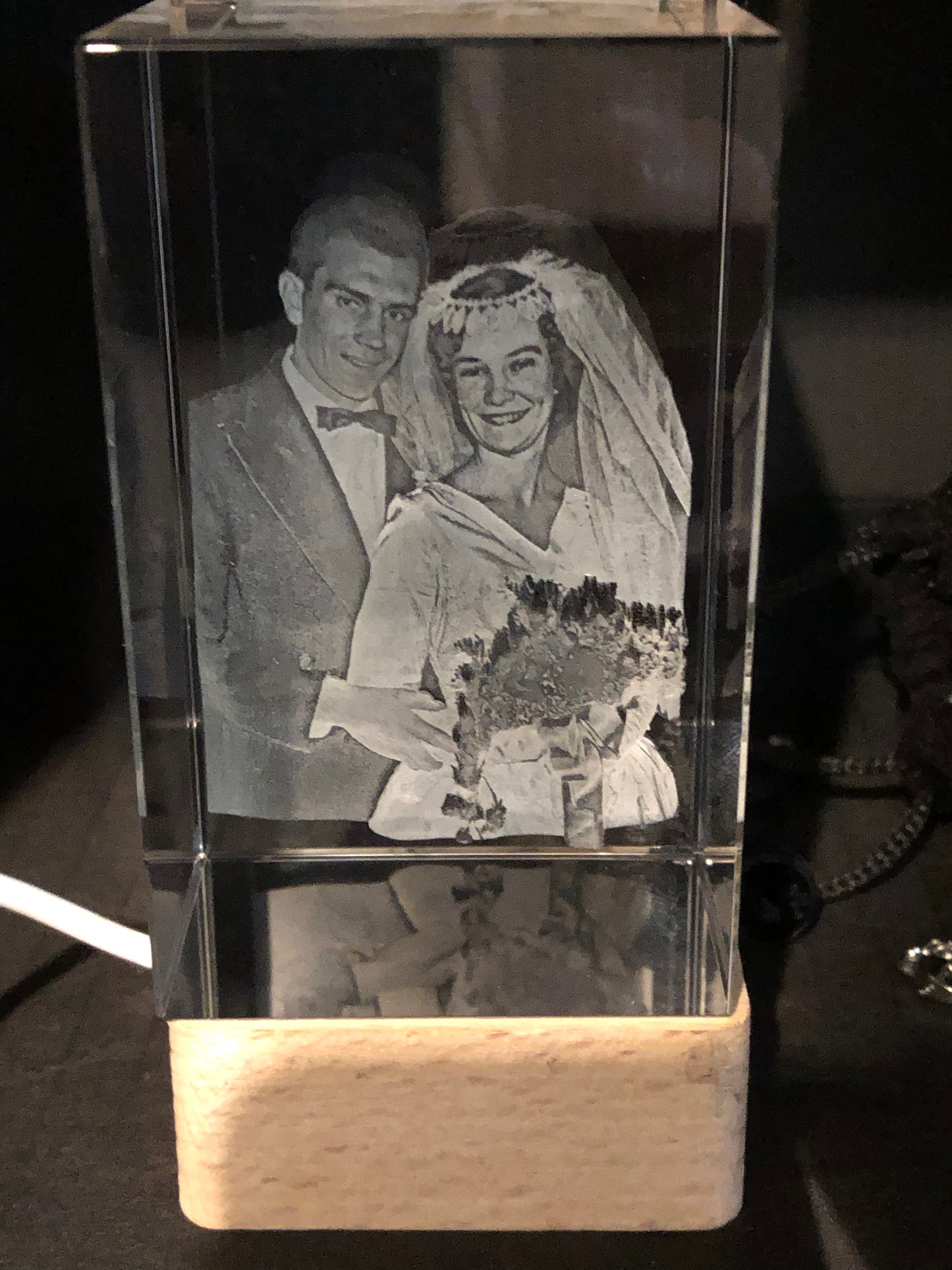 Personalised Crystal Photo Blocks Australia