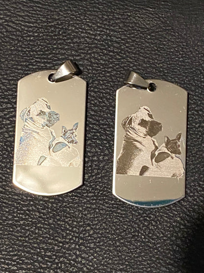 Personalised Engraved Photo Keychain Australia