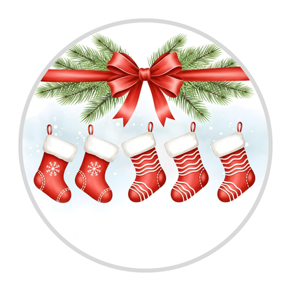 Personalised Family Christmas Stocking Ornament – 1 to 7 Names