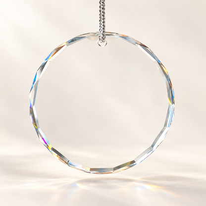 Custom Engraved Crystal Ornament – Upload Your Own Design