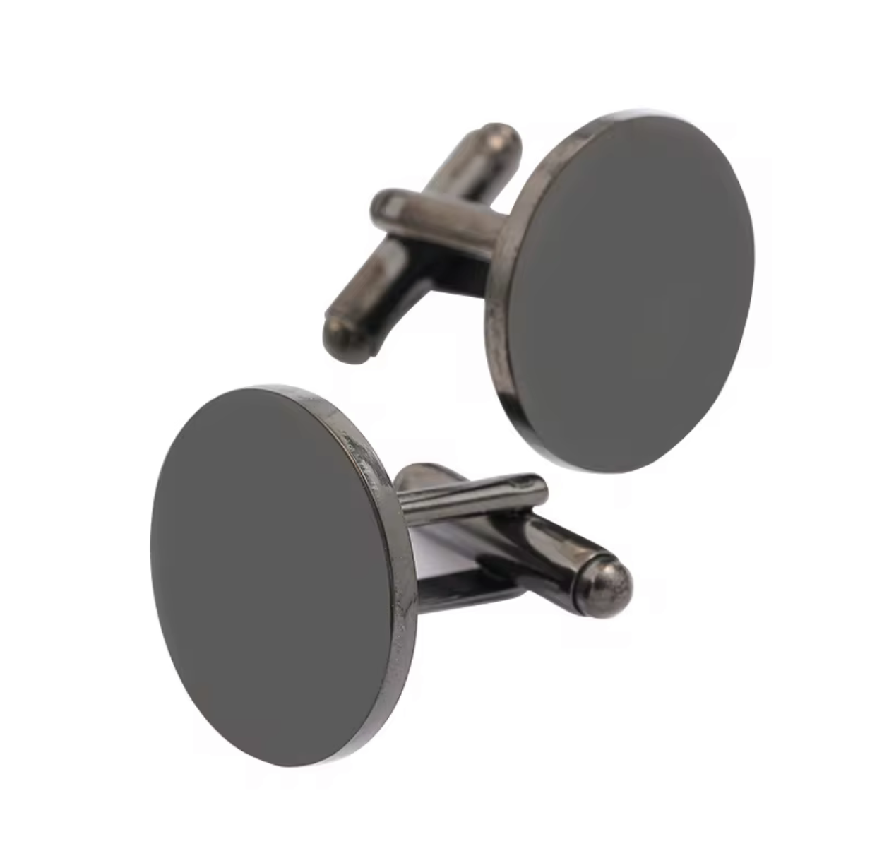 Engraved Round Cufflinks