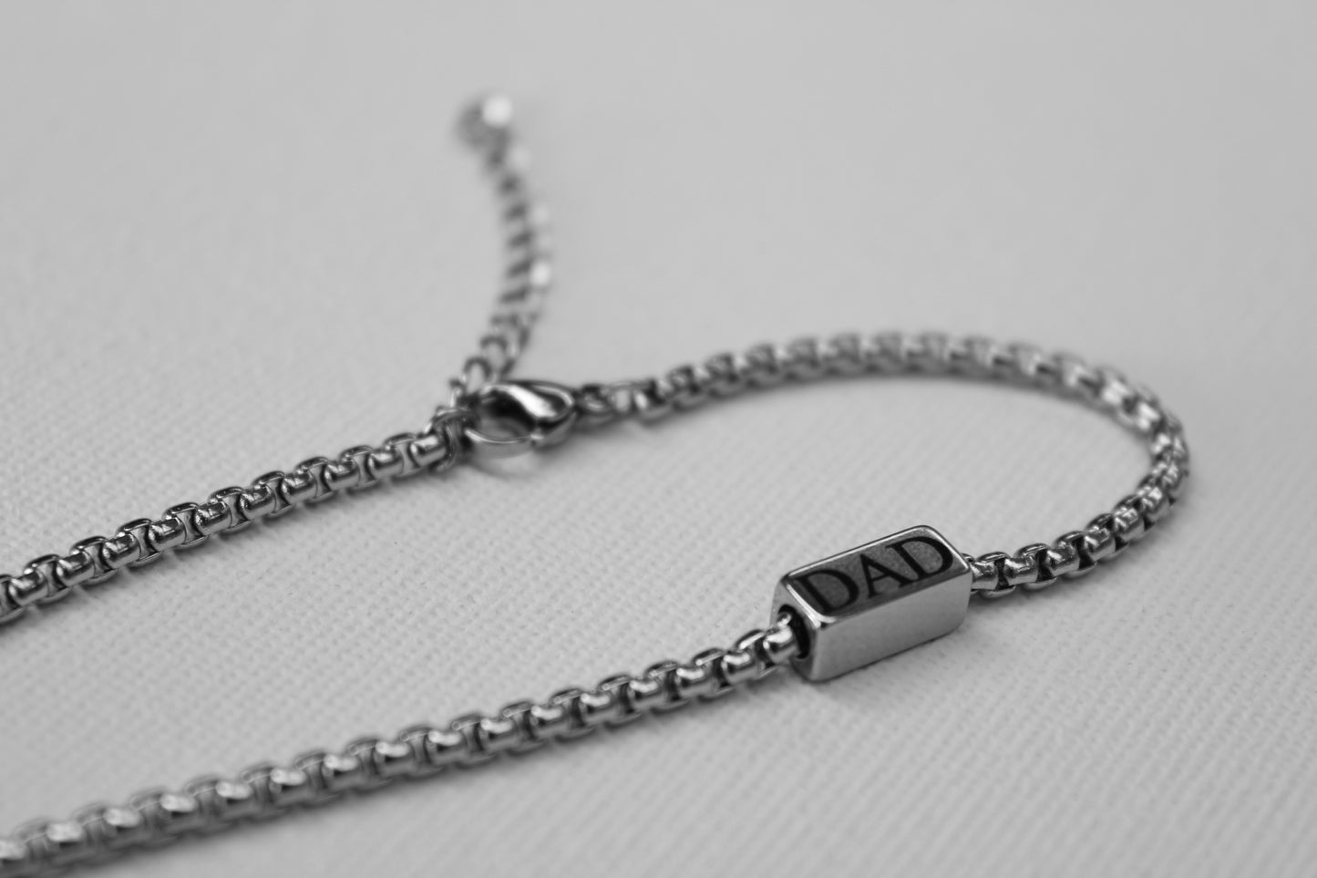 Dad Bracelet Engraved with Children's Names