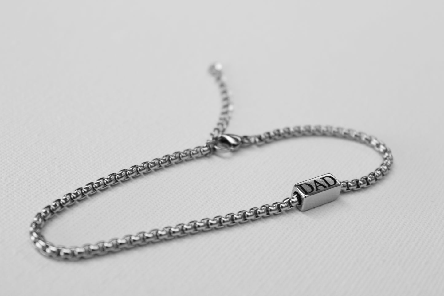 Dad Bracelet Engraved with Children's Names